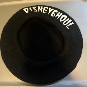 Disney Black Hat with White Lettering